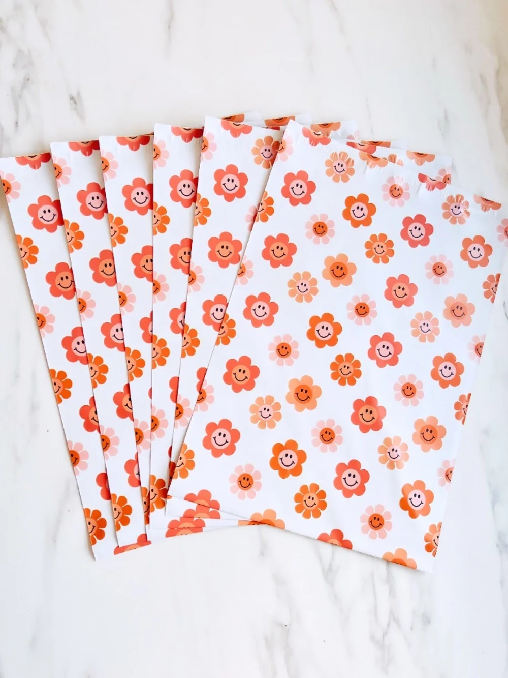 Floral poly mailers - Set of 25
